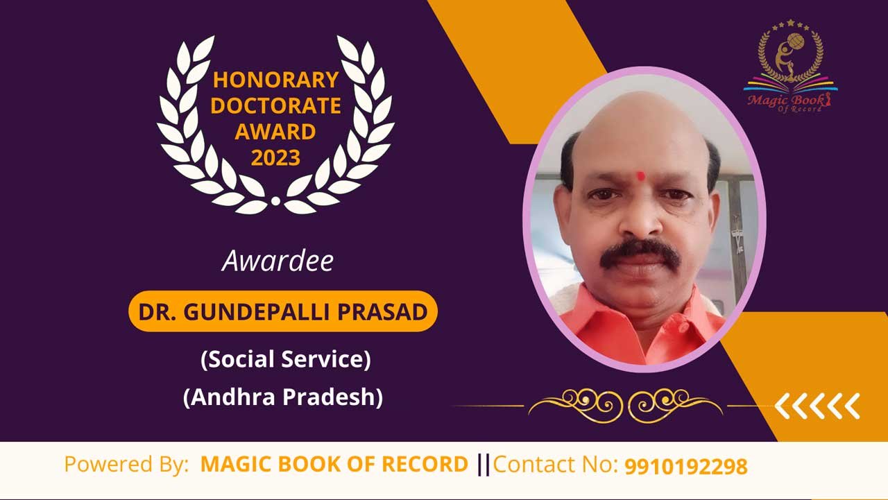 Dr. Gundepalli Prasad Andhra Pradesh