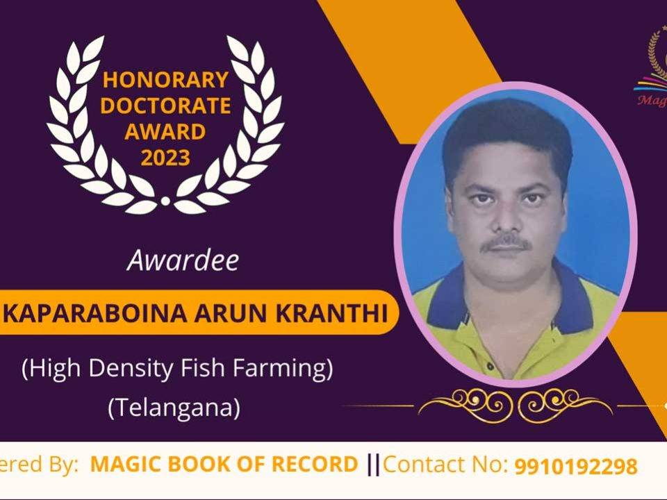 Dr. Kaparaboina Arun Kranthi