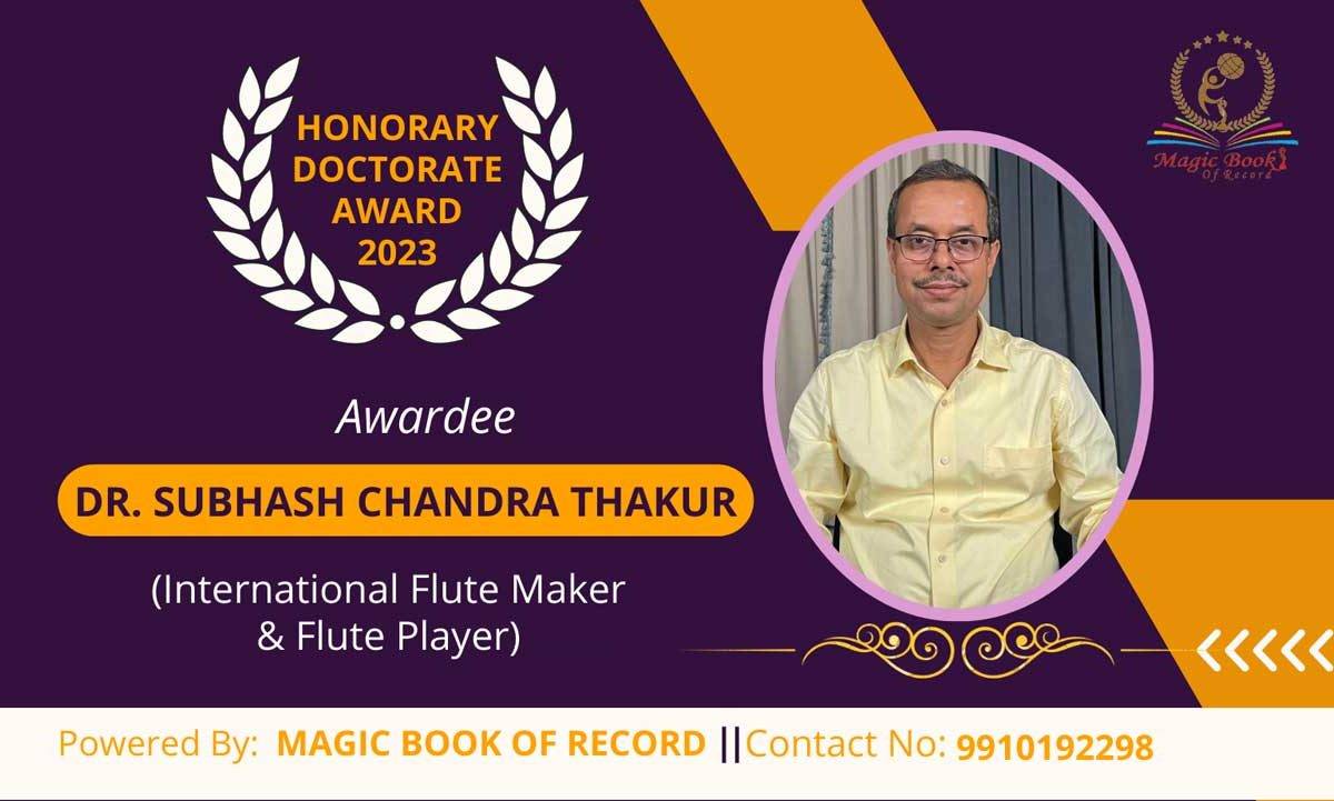 Subhash Thakur Flute Maker