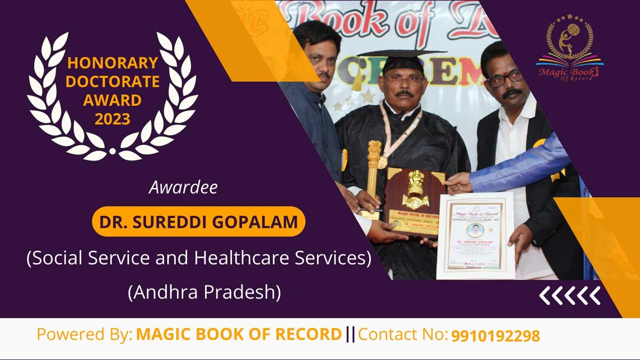 Dr Sureddi Gopalam Andhra Pradesh