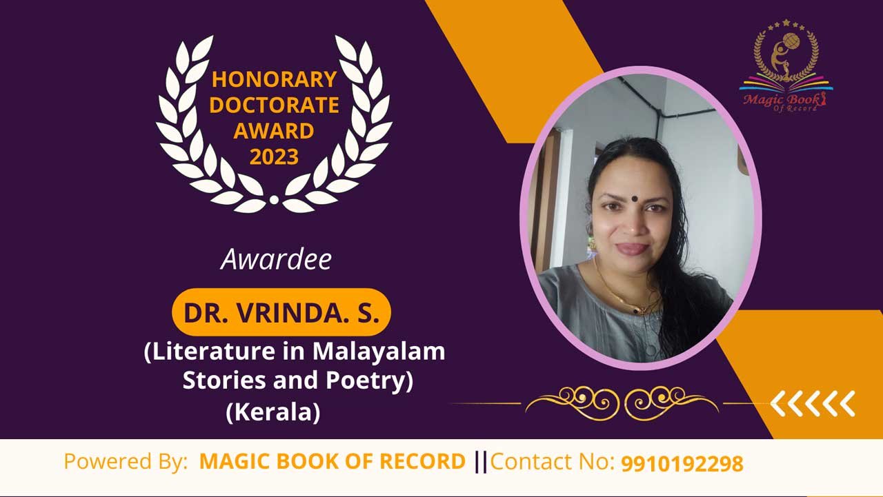 Dr. Vrinda. S. Kerala