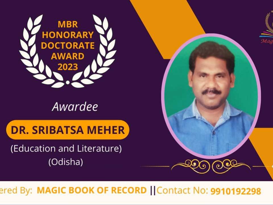 Dr. Sribatsa Meher Odisha