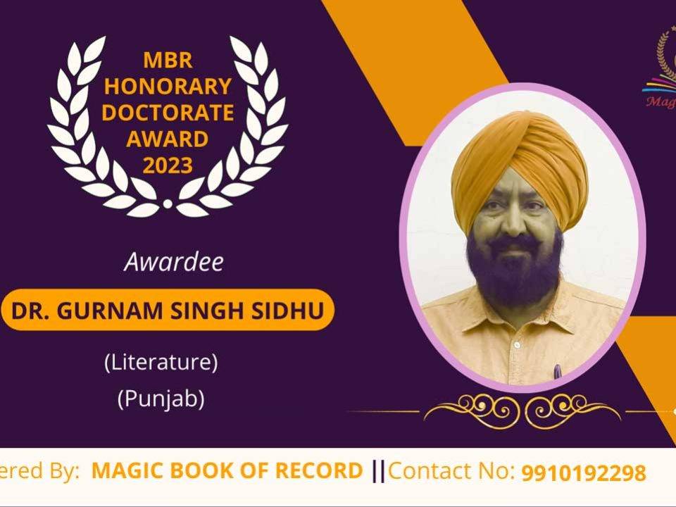 Dr. Gurnam Singh Sidhu Punjab
