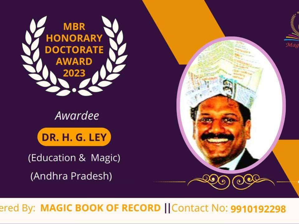 Dr. H. G. Ley - Andhra Pradesh