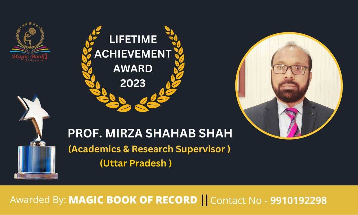Prof. Mirza Shahab Shah Uttar Pradesh